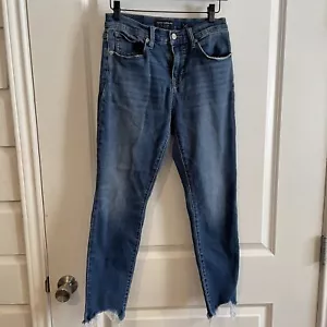Lucky Brand Jeans Damen Größe 8/29 Blau Skinny Ankle Mid-Rise Distressed - Bild 1 von 10