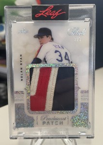 2021-22 Leaf Pearl Pearlescent Patch PP2-7 DUAL Nolan Ryan/Gaylord Perry 2/3
