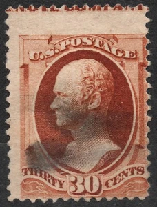 Sn:#217 1888 30 cent US STAMP 1881-88 Alexander Hamilton American Bank Note - Picture 1 of 1