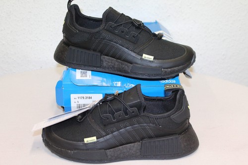 Sneaker Adidas NMD R1 ID4713 ragazzi nere carbonio taglia 38 nuove fattura IVA