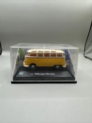 Cararama VW Volkswagen Microbus Bus Yellow 1:72 Scale - Image 1 of 4
