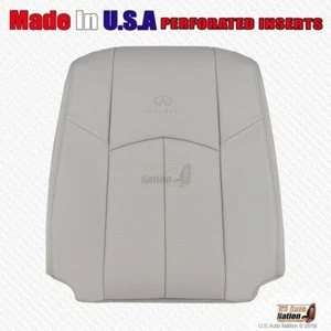 2011 2012 2013 FITS Infiniti G37 Driver Side Top Perforated Leather Cover Gray - Picture 1 of 8