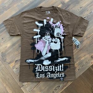 Rare Vintage New From 2008 Dissizit "Black Madonna" T-Shirt Brown LAST ONES!