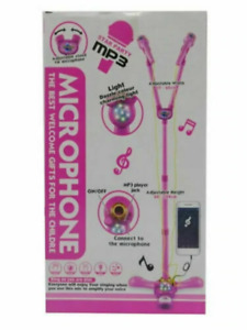 Kids Singer Microphone Stand ktv Toy With Light Educational Musical Toy