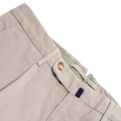 Pantalones chinos/informales Incotex nuevos con etiquetas talla 46 (30 EE. UU.) calce ajustado en gris piedra claro Foto 1 de 4