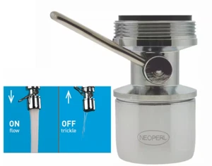 NEOPERL 1.5 GPM Dual-Thread On/Off Water-Saving Faucet Aerator in Chrome - Picture 1 of 8