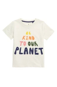 Mini Boden Shirt Earth Day Be Kind To Our Planet Neu mit Etikett Neu 9-10 - Bild 1 von 8
