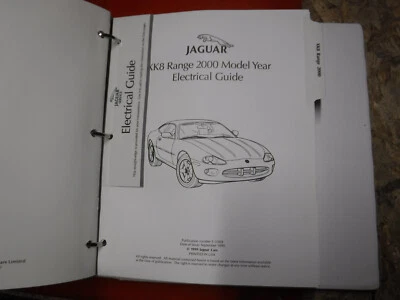 2000 JAGUAR XK8 ORIGINAL FACTORY ELECTRICAL GUIDE WIRING DIAGRAMS SERVICE MANUAL - Image 1 of 4