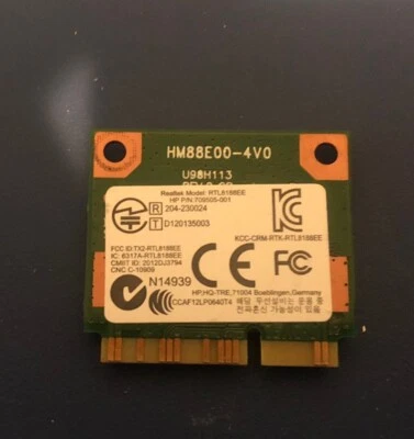 Realtek RTL8188EE 80211 bgn 1x1 WiFi 709848-001 - Image 1 of 2