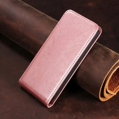 Vertical UP Down Leather card slots Case For Sharp Aquos sense9  Plus / sense9 - Image 1 of 4