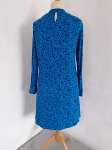 M&S Collection hochgeschlossenes geblümtes Kleid Gr. 14 sehr guter Zustand - Bild 1 von 11