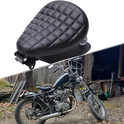 Asiento individual de resorte Bobber de 3" para Yamaha Virago XV250 XV535 XV750 XV1100 Foto 1 de 4