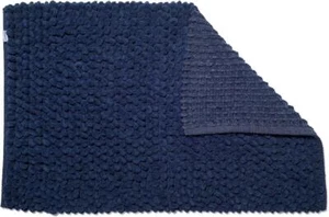 Croydex Navy Super Soft Cushioned Bath Mat with Slip-Resistant Backing 80x50cm - Picture 1 of 5