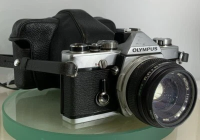 Olympus OM-1 MD 35mm SLR Film Camera &  Olympus ZUIKO  50mm f1.8 Lens- TESTED138 - Image 1 of 4