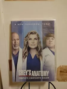 GREY'S ANATOMY: The Complete Eighteenth Season - Greys Season 18 (DVD) TV Series - Picture 1 of 2