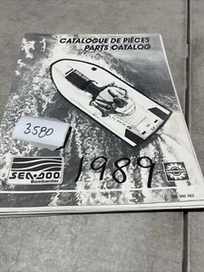 1989 Sea-Doo SP 5802 Parts Catalog Manual Loose leaf pages - no binder - Picture 1 of 4