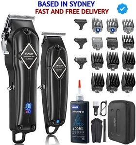 Professional Cordless Beard Trimmer Hair Cut Electric Machine Portable Clippers - Picture 1 of 6