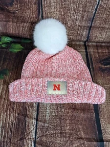 Love Your Melon hergestellt in Amerika Nebraska Cornhuskers rot weiß Damenhut Einheitsgröße - Bild 1 von 3