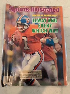 Sports Illustrated John Elway Oct. 13, 1986 “Denver Is Undefeated" Broncos - Picture 1 of 2