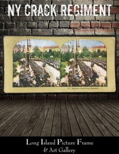 Emperor Inspecting Regiment Original Stereoview Card - Picture 1 of 3