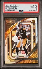 2022 Panini Select Silver Prizm Suite Level #342 Kenny Pickett RC Rookie PSA 10