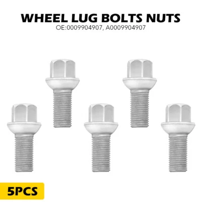 5X Tornillos de tuerca de rueda para Mercedes Benz ML350 ML500 ML450 ML55 ML63 R320 R350 Foto 1 de 4