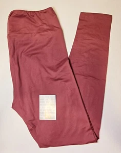 Leggings LuLaRoe TC CLARO GRANATE LADRILLO ROJO Sólidos Altos y Curvilíneos (Talla 12-18) Nuevos con Etiquetas - Imagen 1 de 6