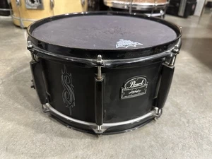 13" Pearl Joey Jordison Signature Model Snare Drum Slipknot BLACK 6.5x13 - Picture 1 of 19