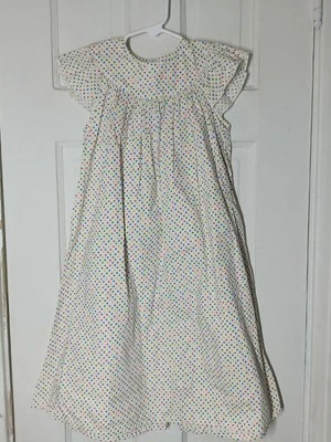 Vestido de fiesta Lolly Wolly para niñas talla 6 a lunares boutique sin mangas Bishop B5 Foto 1 de 4