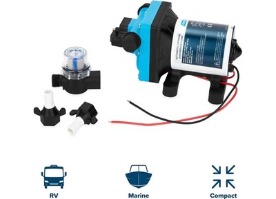 Camco 22491 Fresh Water Pump, 12V, 3.0 Gpm, Variable Flow Foto 1 de 4