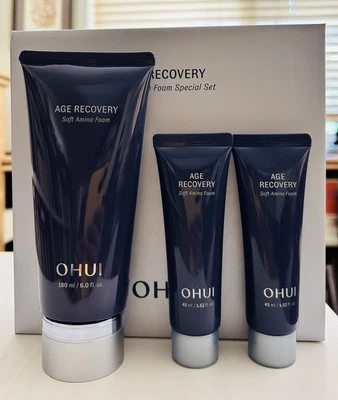 O HUI NEW Age Recovery Soft Amino Foam Set Especial 3 Piezas, 180 ml + 45 ml X 2 piezas Foto 1 de 4