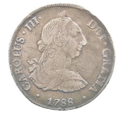 1788 Spain 8 Reales Silver *0542 - Image 1 of 3