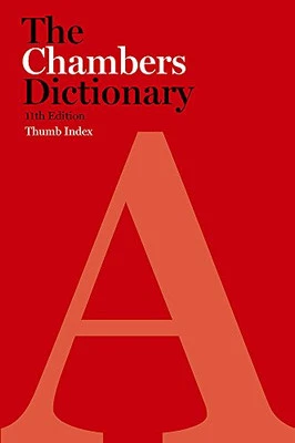 The Chambers Dictionary Thumb Index, 11th edition by Chambers Hardback Book The - Image 1 of 2