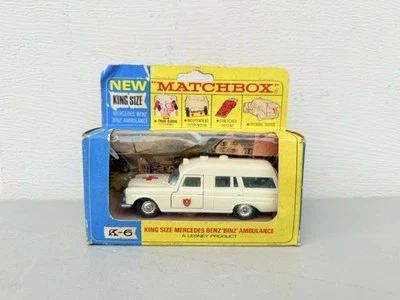 Vintage Lesley Matchbox Mercedes Benz Binz Ambulance  K6 - Image 1 of 4
