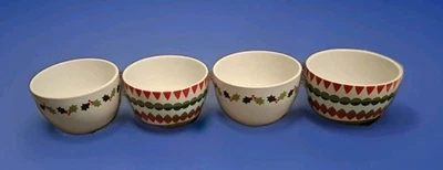 Juego de 4 cuencos de Navidad caja y barril Foto 1 de 4