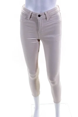 Pantalones de mezclilla ajustados Margot de tiro alto con cremallera de algodón talla 25 de L Agence para mujer Foto 1 de 4