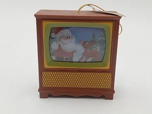  ENESCO Rudolph das Rentier mit der roten Nase Weihnachtsmann und Rudolph TV Ornament #uib4 - Bild 1 von 6