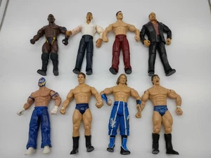 Lote de 8 figuras Jakks WWE Ruthless Aggression Adrenaline H Cena Orton Mysterio JBL - Imagen 1 de 10