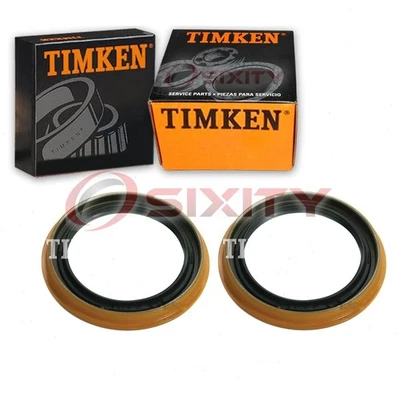 Sellos de rueda interior delanteros Timken de 2 piezas para Mercury Brougham Driveline DR 1967 Foto 1 de 4