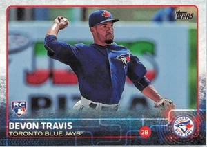 2015 Topps Baseball Series 2 #571 Devon Travis Toronto Blue Jays - Imagen 1 de 2