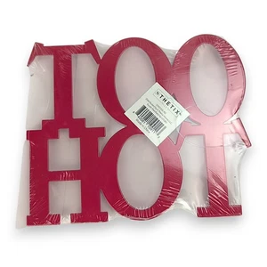 S Thetix - Metalluntersetzer - "Too Hot" - Bild 1 von 2