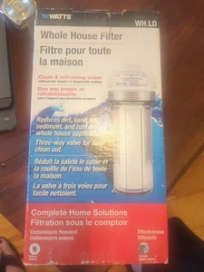 NUOVO Watt Filtro Tutta Casa WH LD Filtrazione Acqua Riduce Silt Valvola 3 Vie NOS - Foto 1 di 3