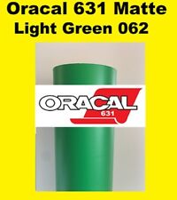 Oracal 631 Matte Light Green 062 Sign Vinyl   Stickers Removable 12"x 10 ft