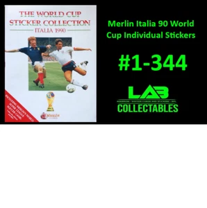 Merlin Italia 90 World Cup Football Stickers - 1-344 - Picture 1 of 1