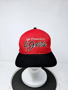 Gorra DE COLECCIÓN San Francisco 49ers Deportes Especialidades Negro Script Youngan Años 90’s - Imagen 1 de 8