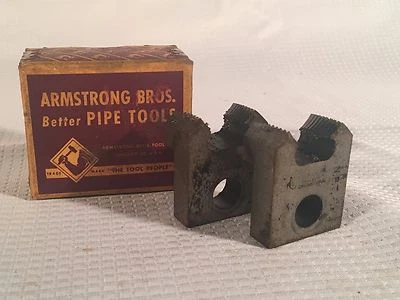 Vintage Pair Armstrong Bros. Pipe Die Threading Head 1" R-NPT 2-551 - Image 1 of 4