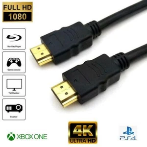 PREMIUM 4K HDMI CABLE 2.0 HIGH SPEED GOLD PLATED LEAD 2160P 3D HDTV ULTRA UHD - Picture 1 of 1