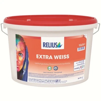 Relius Extra White - High Opaque, High Performance Dispersion Interior Paint - Image 1 of 4