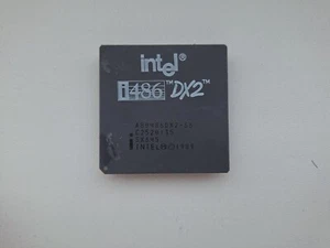 486DX2-66 Intel A80486DX2-66 SX645 SX750 SX807 SX911 SX955 486 Vintage CPU GOLD - Bild 1 von 15