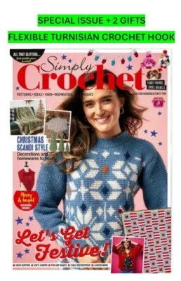 Simply Crochet (UK) Magazine Issue #142 Special Issue + Free Crochet Hook - Image 1 of 3